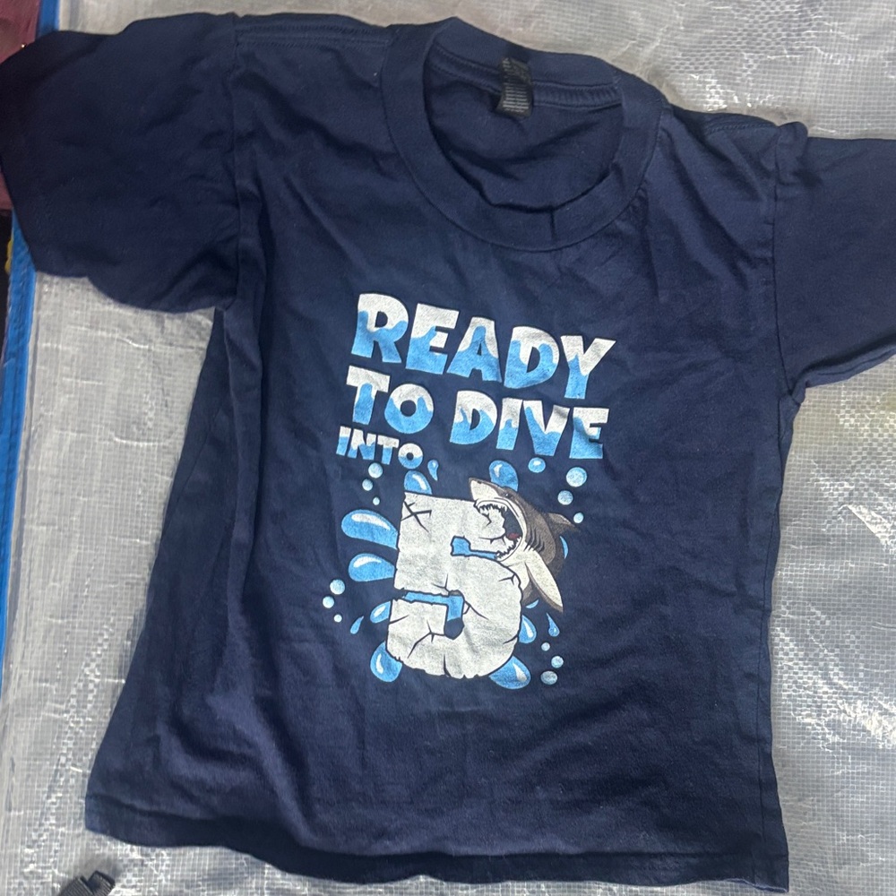 Navy Blue Graphic T-Shirt